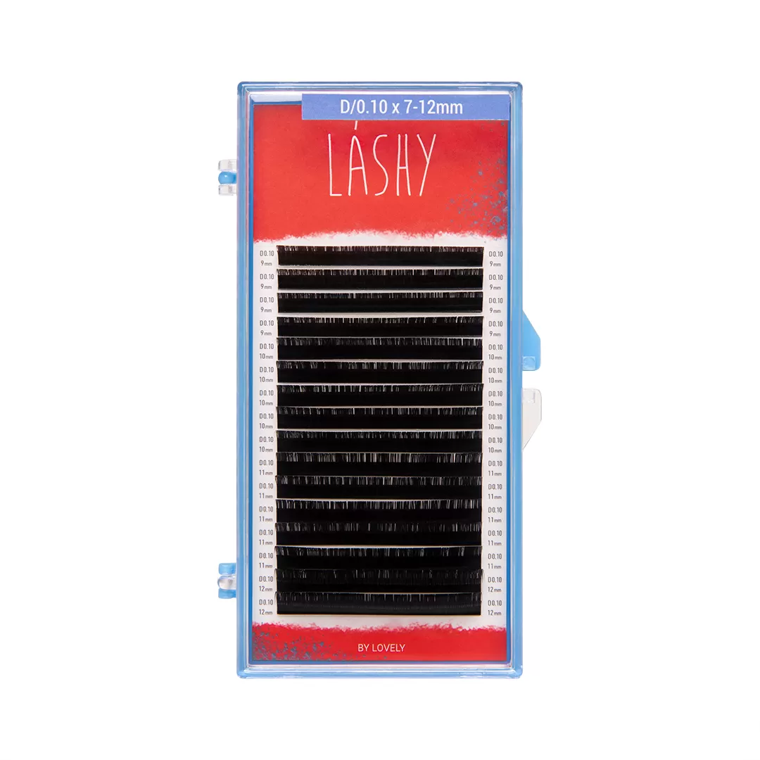 Чёрные ресницы LASHY микс - 16 линий