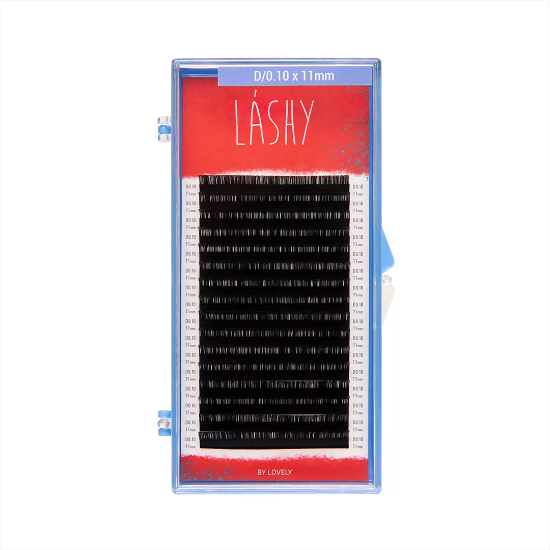 Черные ресницы LASHY - 16 линий
