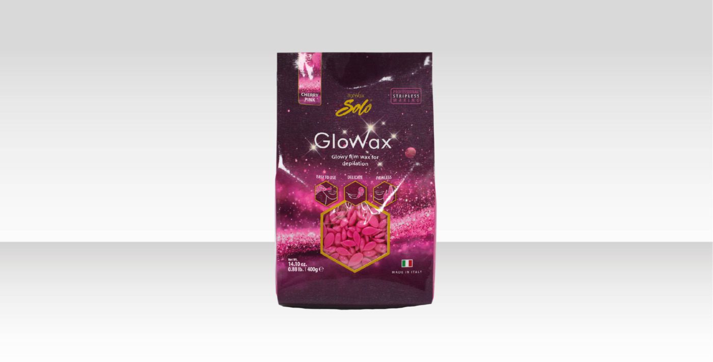 Воск горячий (пленочный)  ITALWAX Glowax «CHERRY PINK»